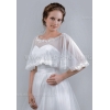 Tyll cape med spets för bruden