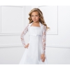 Spetsbolero långärmad för flickar Kommunion