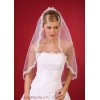 Brudslöja 80 cm med  spets
