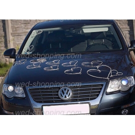 Bildekoration till bröllop 12 hjärta