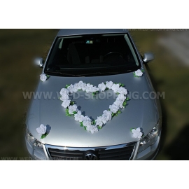 vita rosor med sugkoppar bildekoration bröllop