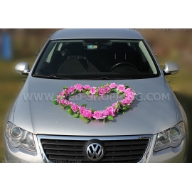 Dekorationer till bröllop bil med sugkoppar