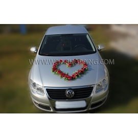 Rosor rödvin för en bildekoration - rosor med sugkoppar