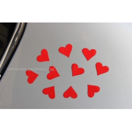 Magnethjärtan för bröllop bil