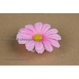 Rosa prästkragar med sugkoppar för bröllop bil dekoration