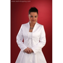 Bröllopsjacka i satin