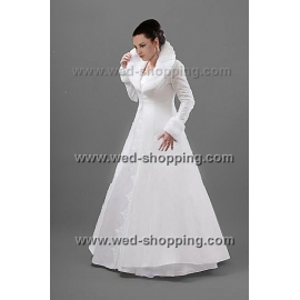 Längd Bröllop kappa Taft Päls