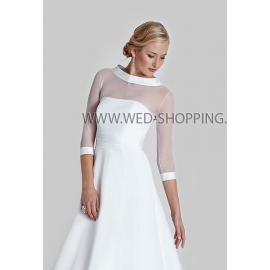 Brud bolero tyll knappar i ryggen