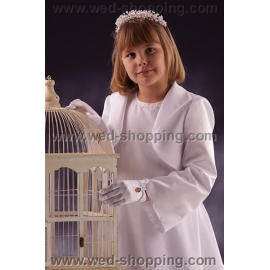 Bolero med vid ärm och krage