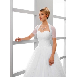 Brud bolero tyll ärmar