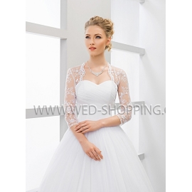 Brud bolero Spets paljetter med ärm