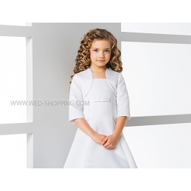 Vit Blomma Flicka Jacka