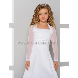 Tjej bolero tulle långa ärmar