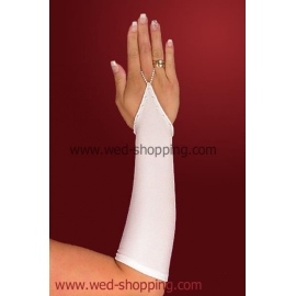 Brudhandskar med pärlor Swarovski