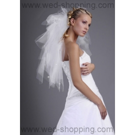 Brudslöja 70 cm - tupp