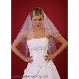 Brudslöja med kristaller