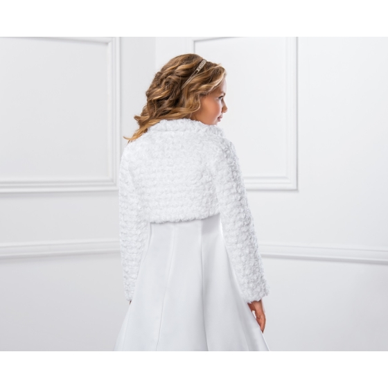 Bolero i Fuskpäls för Vinter Första Nattvarden