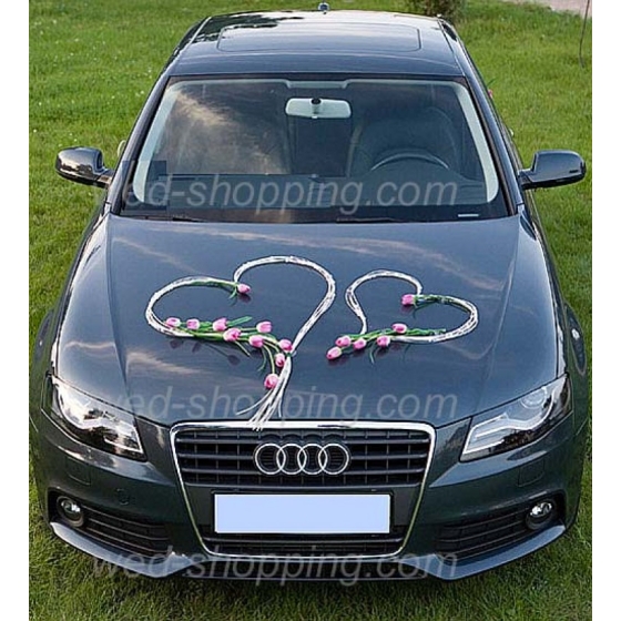 Bildekoration bröllop hjärta