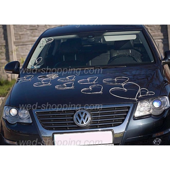 Bildekoration till bröllop 12 hjärta