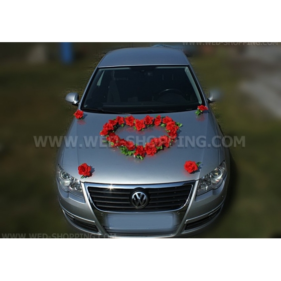 Röda rosor med sugkoppar