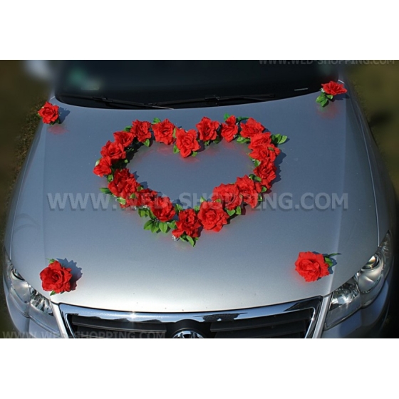 Röda rosor med sugkoppar