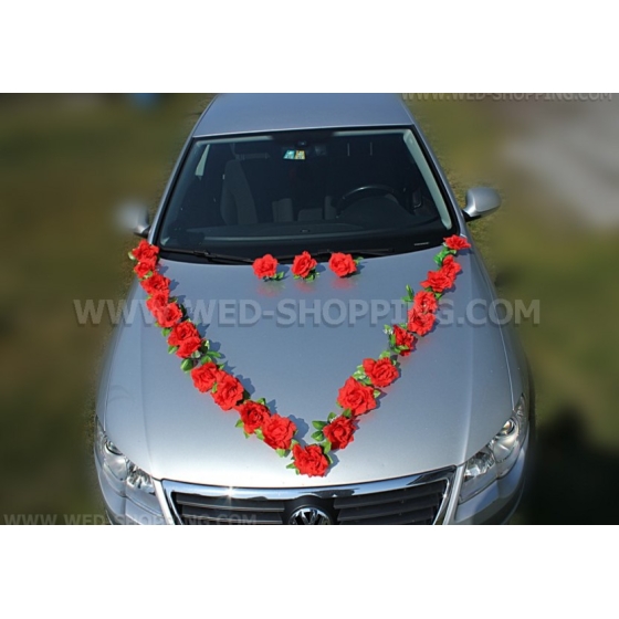 Röda rosor med sugkoppar