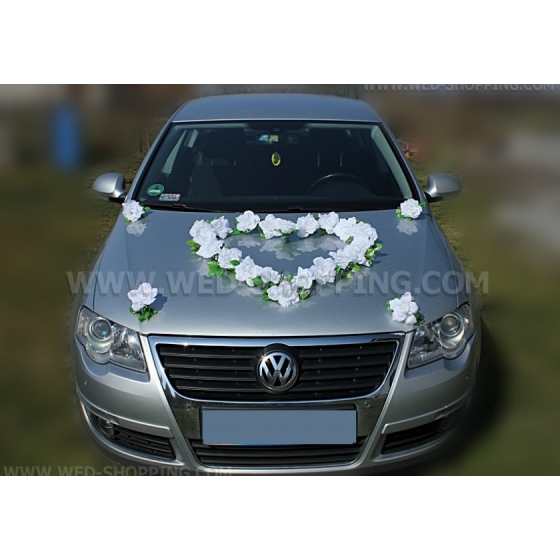 vita rosor med sugkoppar bildekoration bröllop