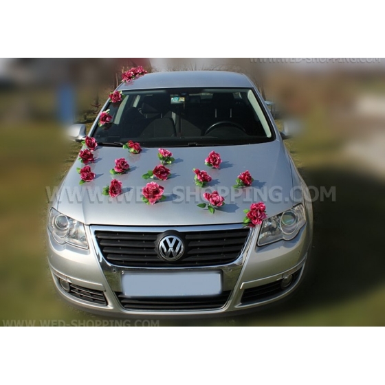 burgundy rosor med sugkoppar