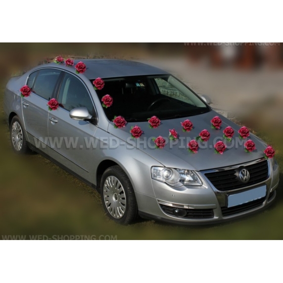 burgundy rosor med sugkoppar