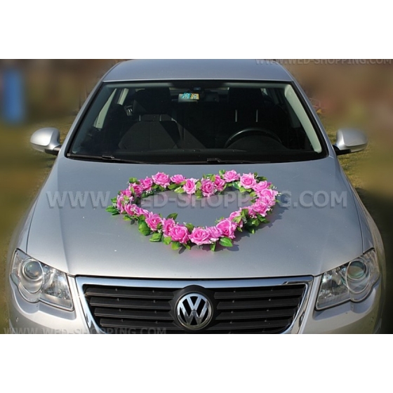 Dekorationer till bröllop bil med sugkoppar