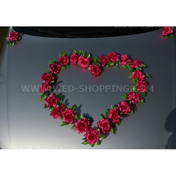 Rosor mörkrosa för en bildekoration