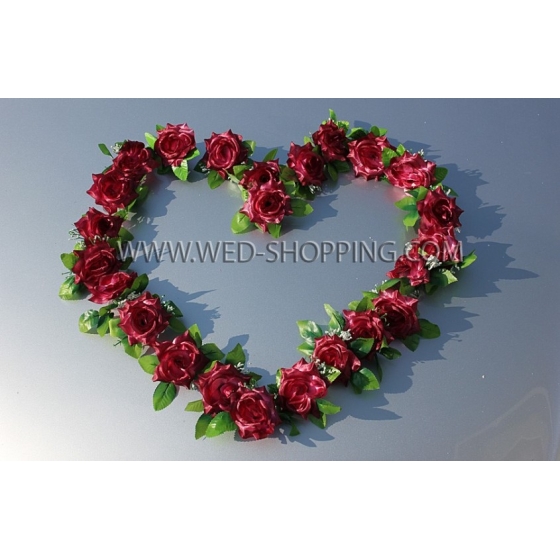 Rosor rödvin för en bildekoration - rosor med sugkoppar