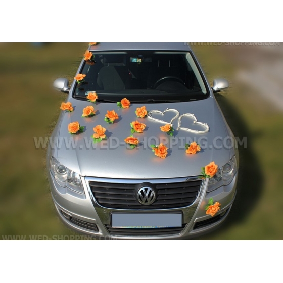 Dekoration till brÃ¶llop bil