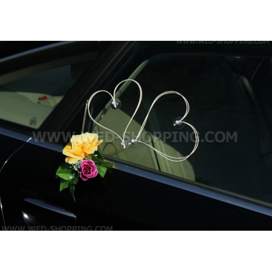 Violett-gul-vinröd rosor Bildekoration till bröllop