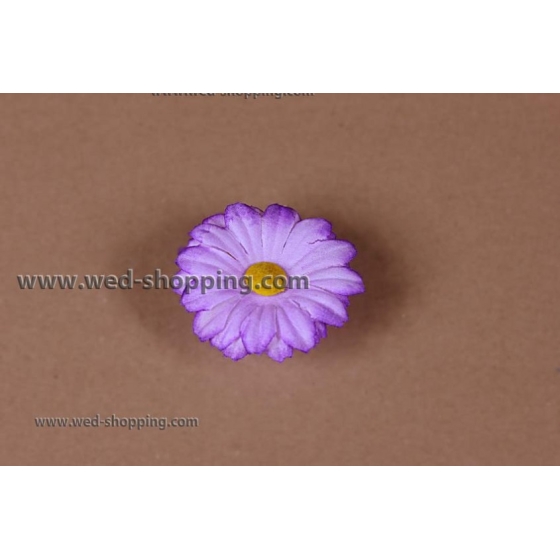 Lila prästkragar med sugkoppar för bröllop bil dekoration