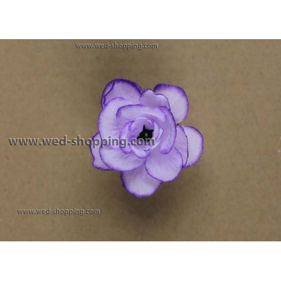 Lila rosor med sugkoppar för bröllop bil dekoration