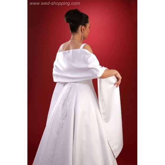 Organza brud sjal bröllop