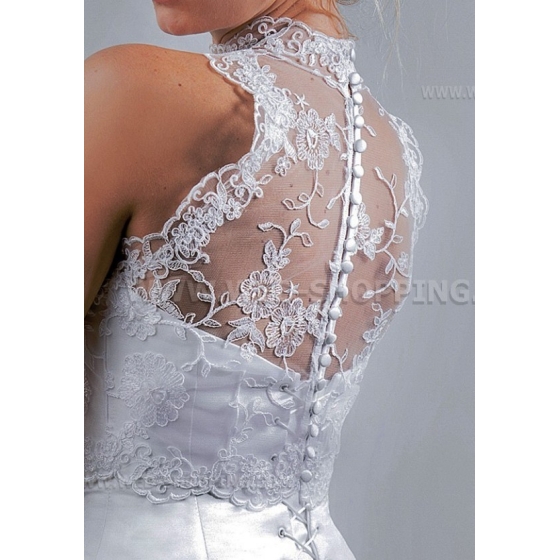 knappar i ryggen Ã¶verdel brud bolero spets