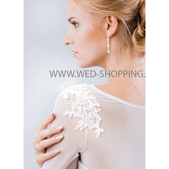 tyll bolero under brÃ¶llopsklÃ¤nning