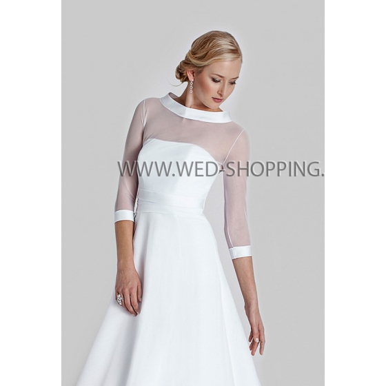 Brud bolero tyll knappar i ryggen