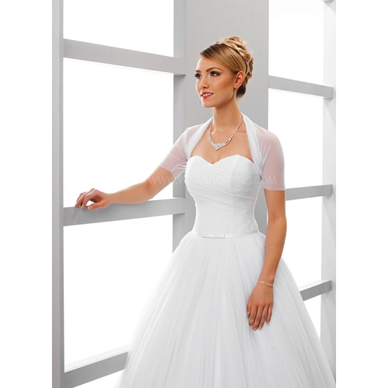 Brud bolero tyll ärmar