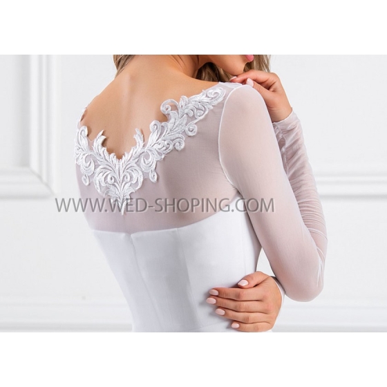 Brud bolero tyll spets