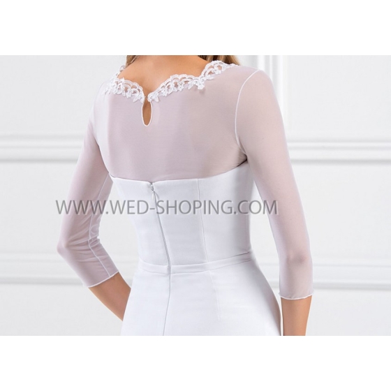 Brud topp tyll spets