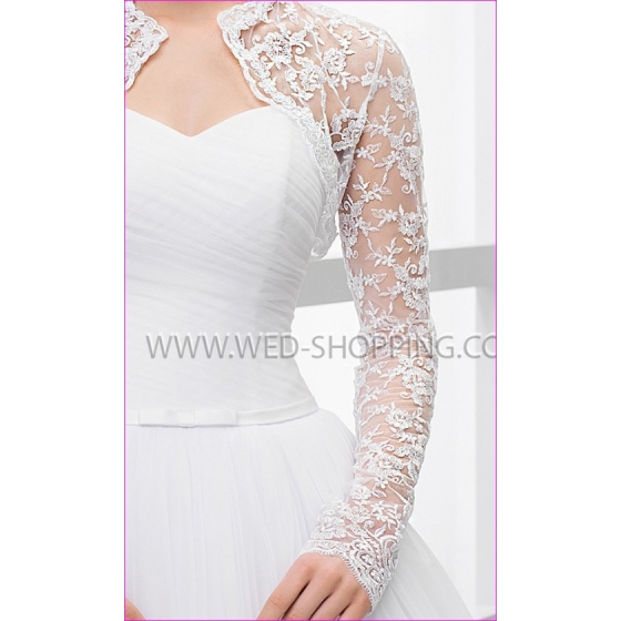 Spets bolero  brÃ¶llop Ã¶ppen rygg