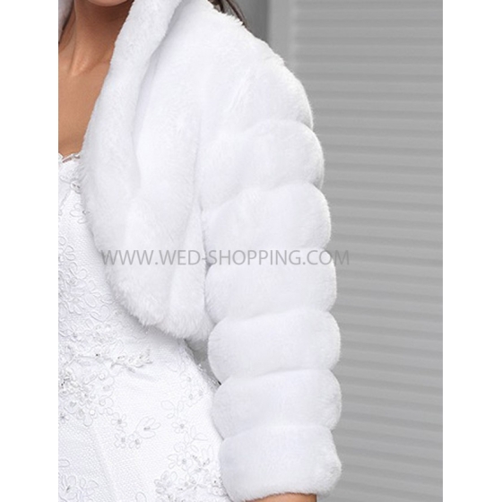 Vinterbröllop jacka päls