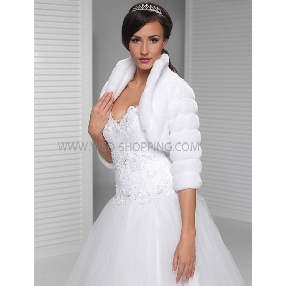 Vinterbröllop jacka päls