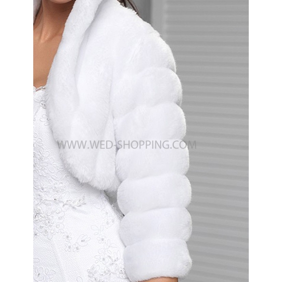 Vinterbröllop jacka päls