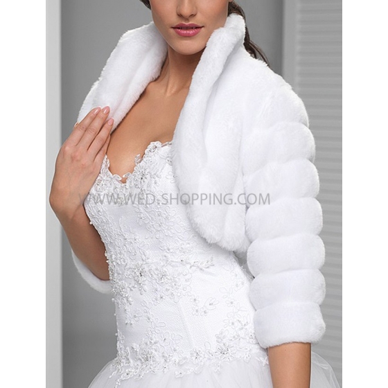 Vinterbröllop jacka päls