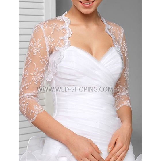 Jacka till brud spets