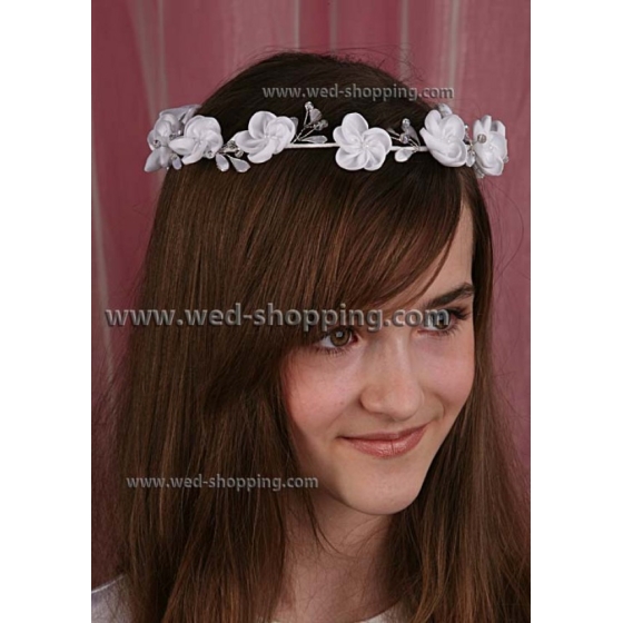 Kommunions krans för flickor